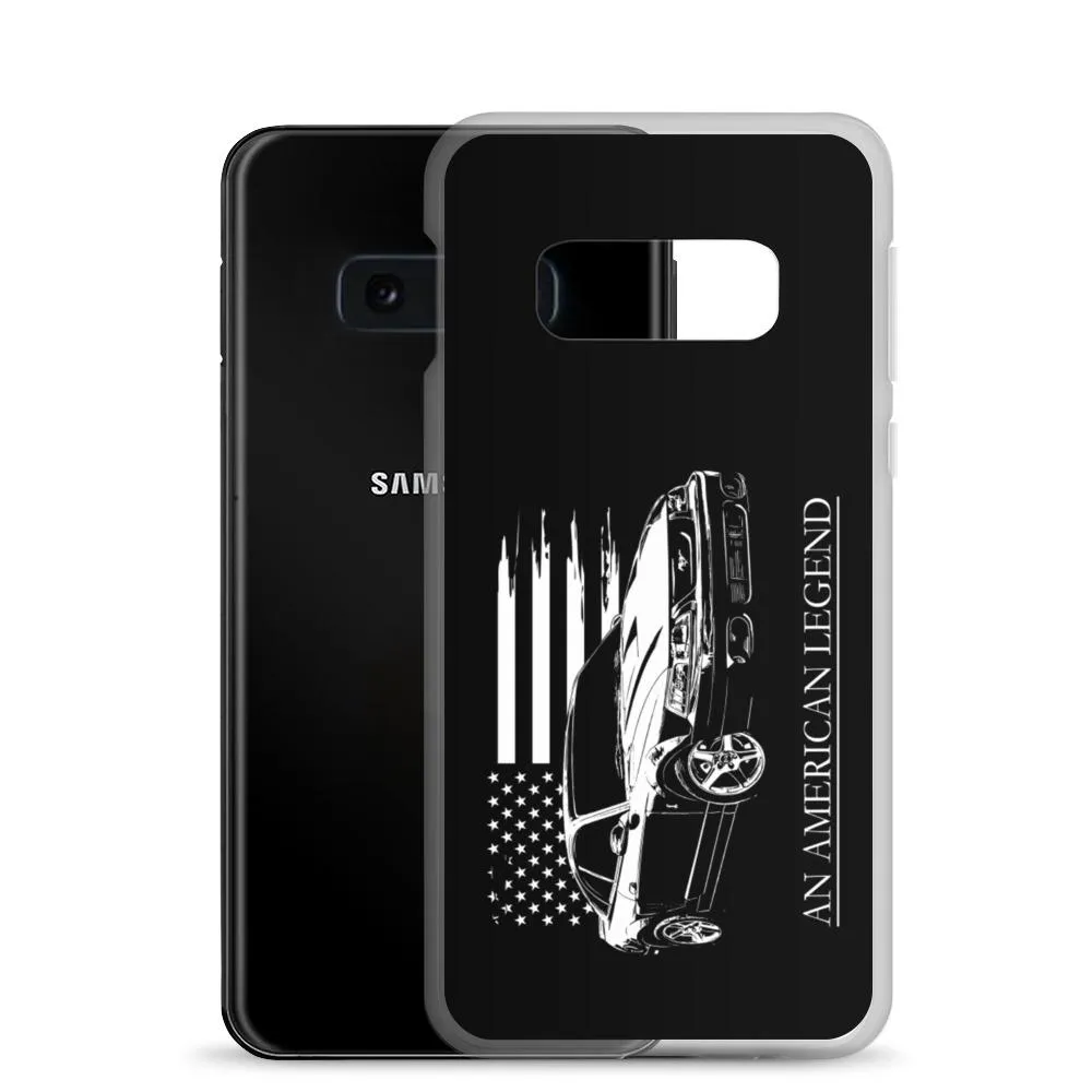 Mustang Cobra American Flag Protective Samsung Phone Case