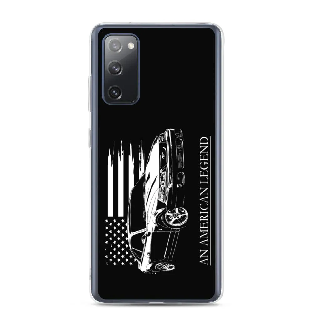 Mustang Cobra American Flag Protective Samsung Phone Case