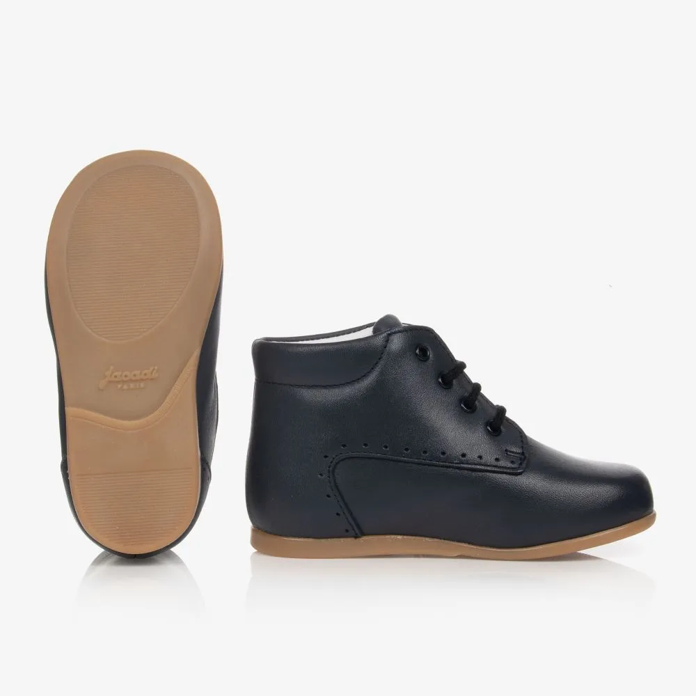 Navy Blue First Walker Boots