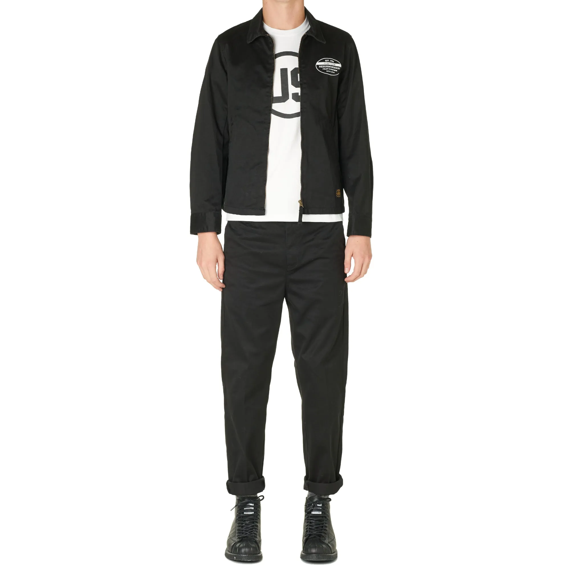 Neighborhood Kendall Work JacketBlack & White