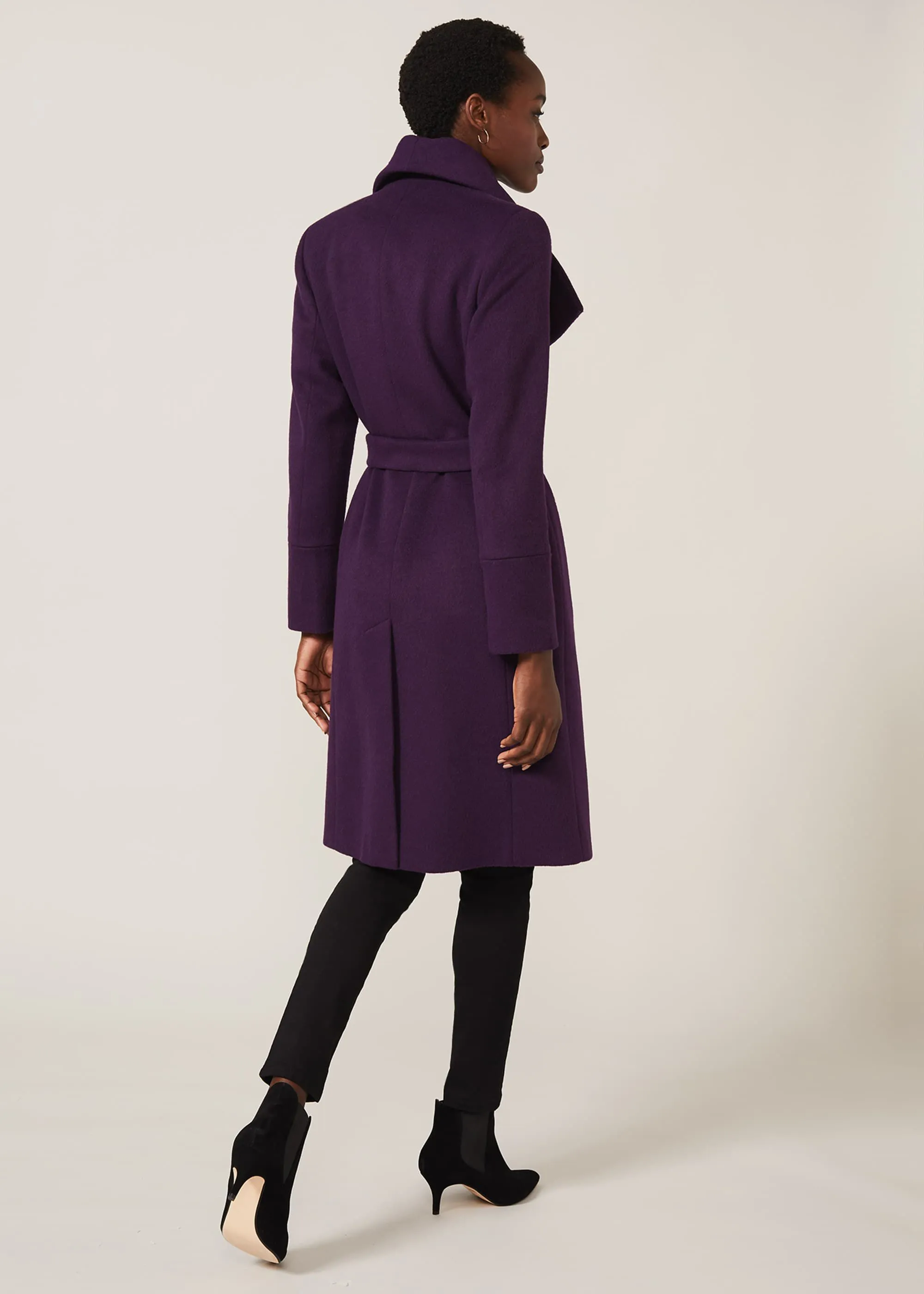 Nicci Belted Wool Coat