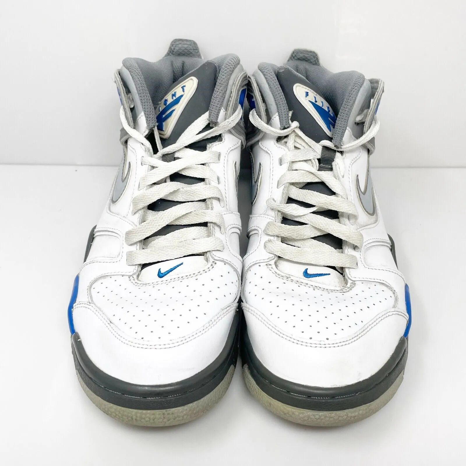 Nike Mens Air Flight Falcon 397204-140 White Basketball Shoes Sneakers Size 9.5