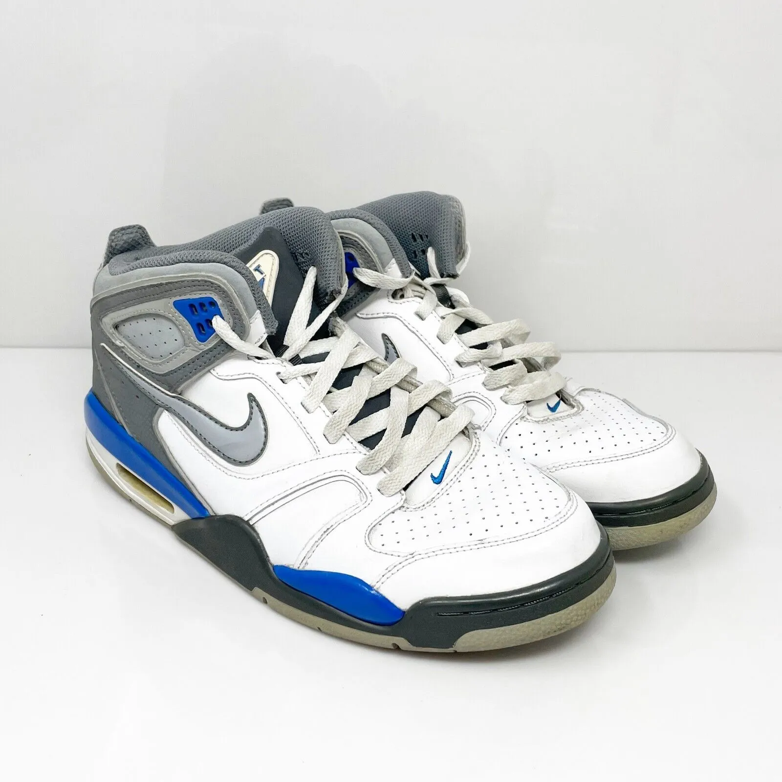 Nike Mens Air Flight Falcon 397204-140 White Basketball Shoes Sneakers Size 9.5