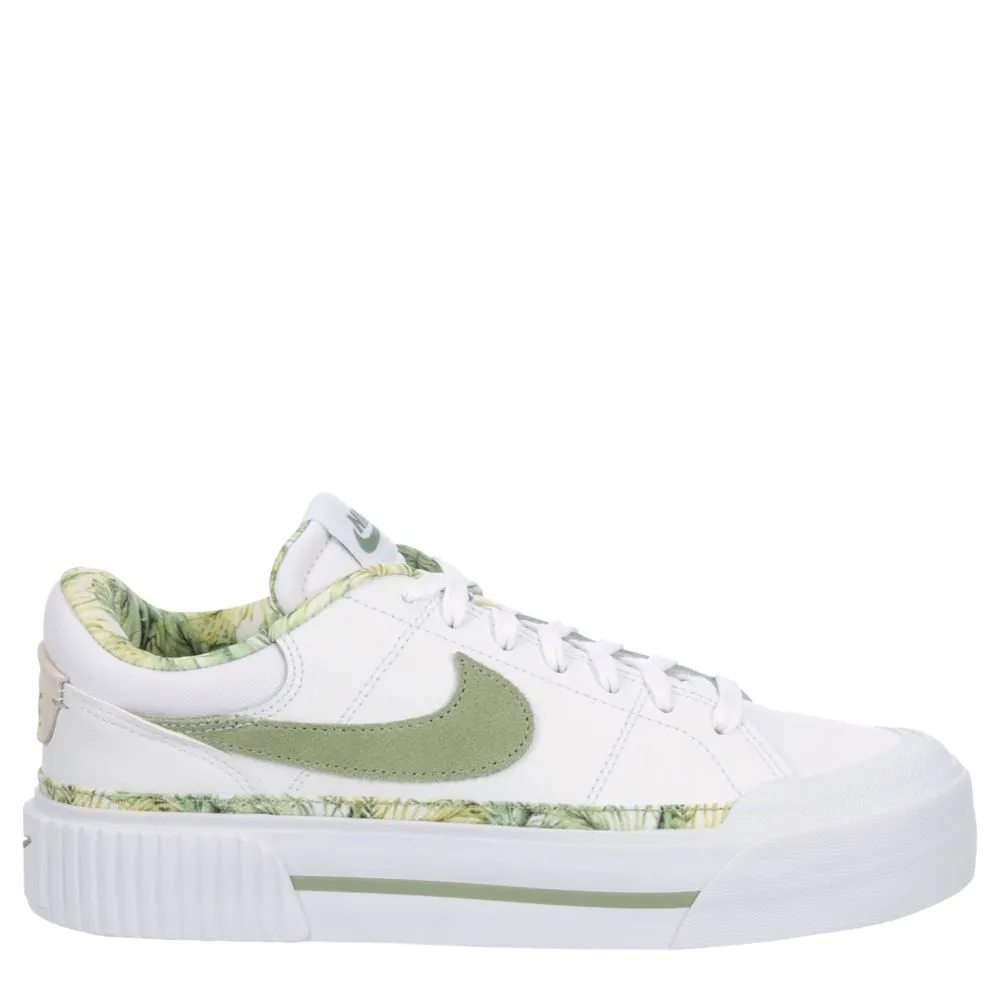 NIKE  WOMENS COURT LEGACY LIFT SNEAKER