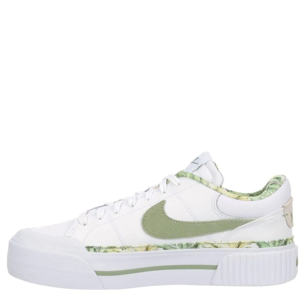 NIKE  WOMENS COURT LEGACY LIFT SNEAKER