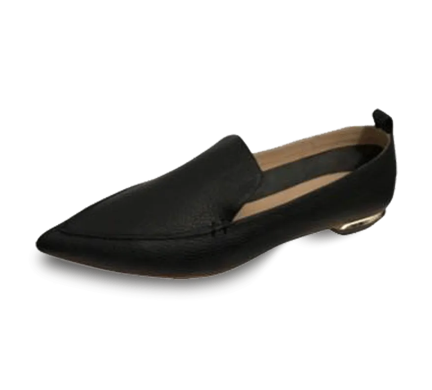 Octavia Beveled Heel Loafer