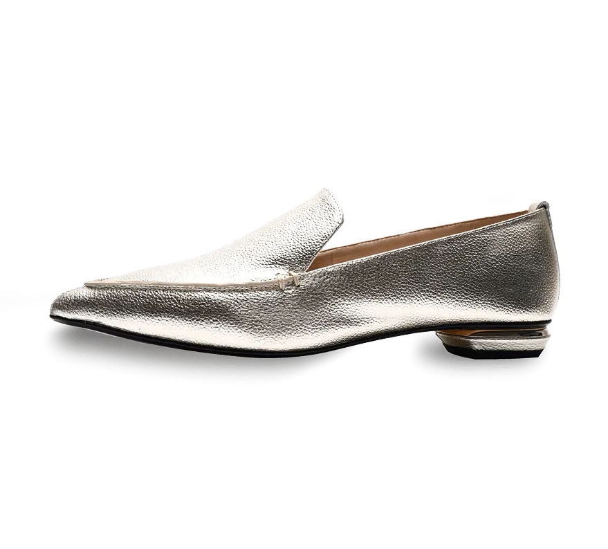 Octavia Beveled Heel Loafer