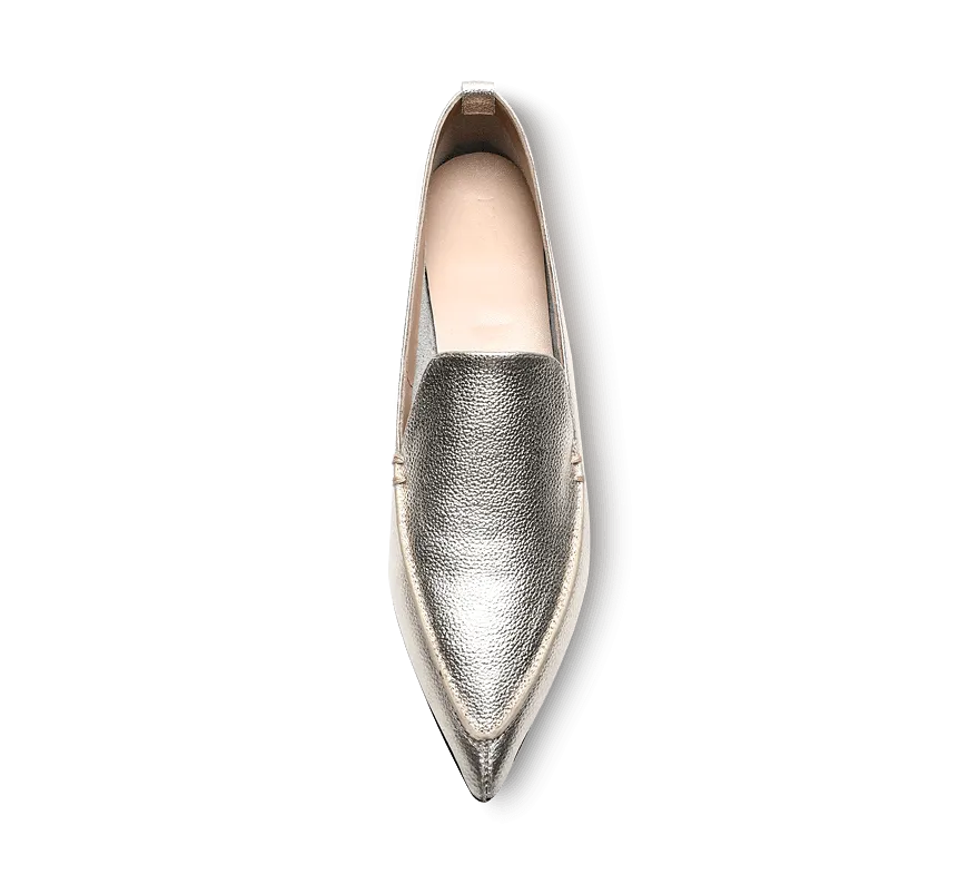 Octavia Beveled Heel Loafer