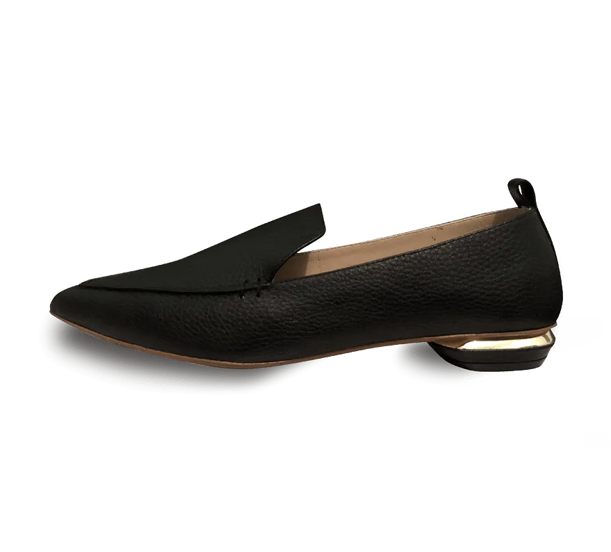 Octavia Beveled Heel Loafer