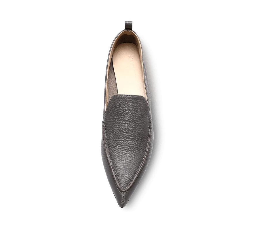 Octavia Beveled Heel Loafer