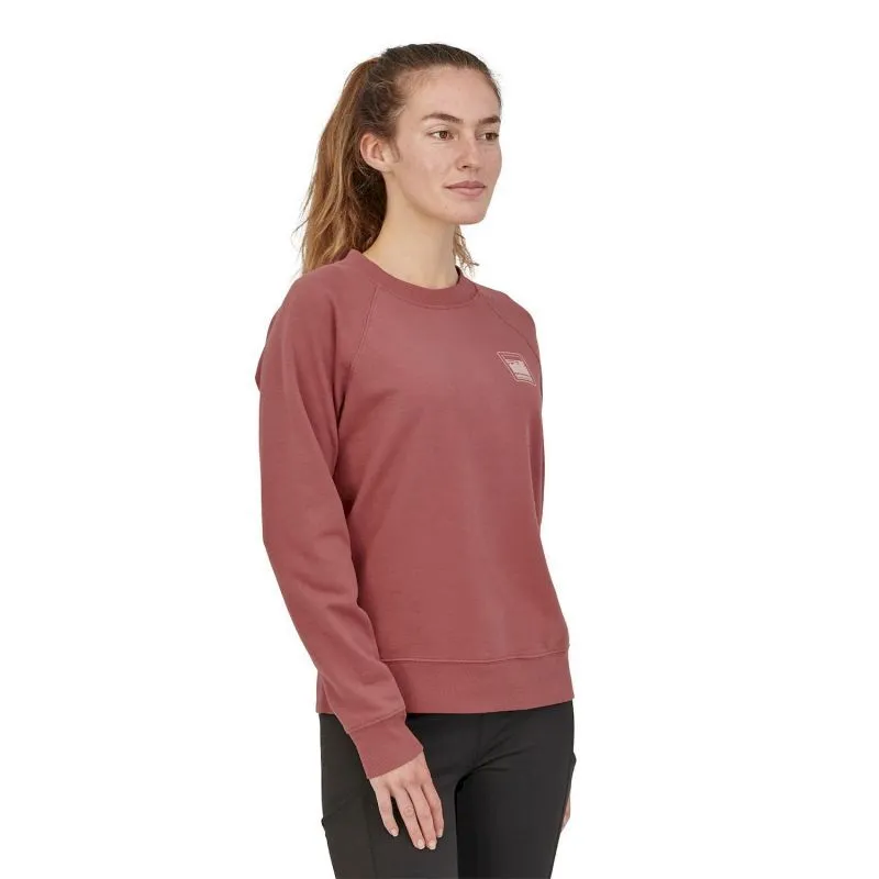 Patagonia  Alpine Icon Regenerative Organic Pilot Cotton Crew - Felpa - Donna