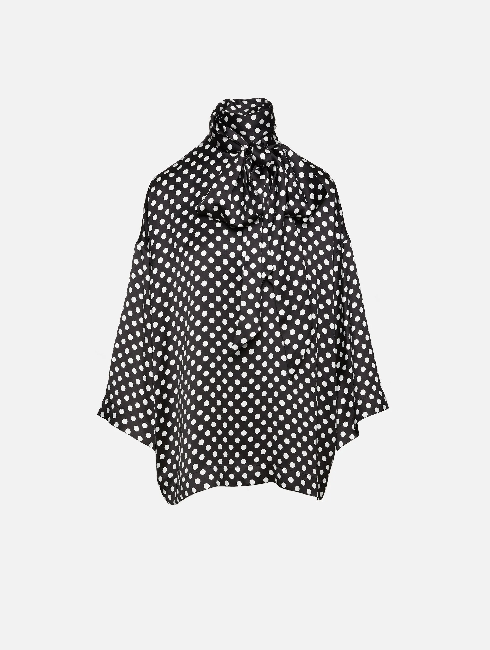 Polka Dot Lavalier Blouse