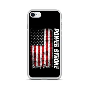 Powerstroke Phone Case Fits iPhone Power Stroke American Flag