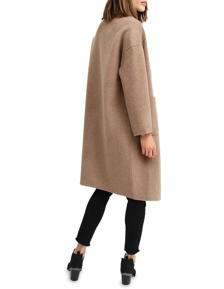 Publisher Double-Breasted Wool Blend Coat