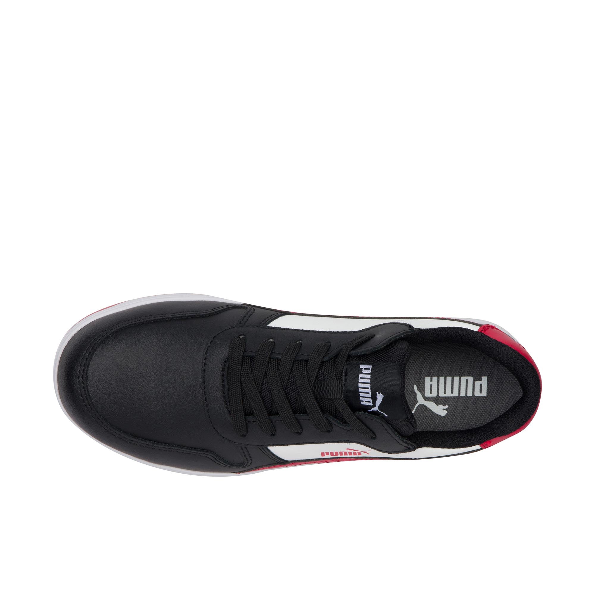 Puma Safety Womens Frontcourt Low Composite Toe Black White Red