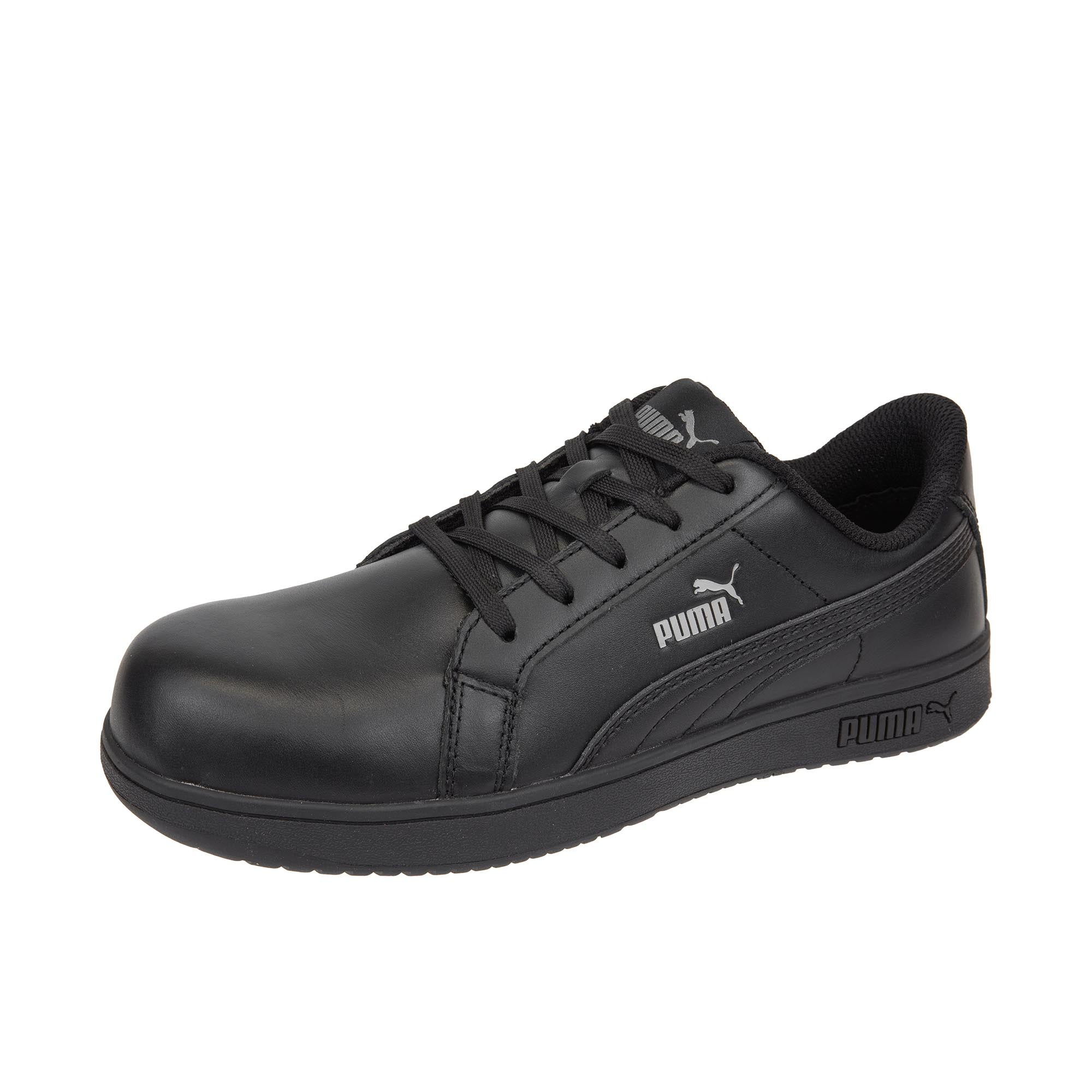 Puma Safety Womens Heritage Low Leather Composite Toe Black Black