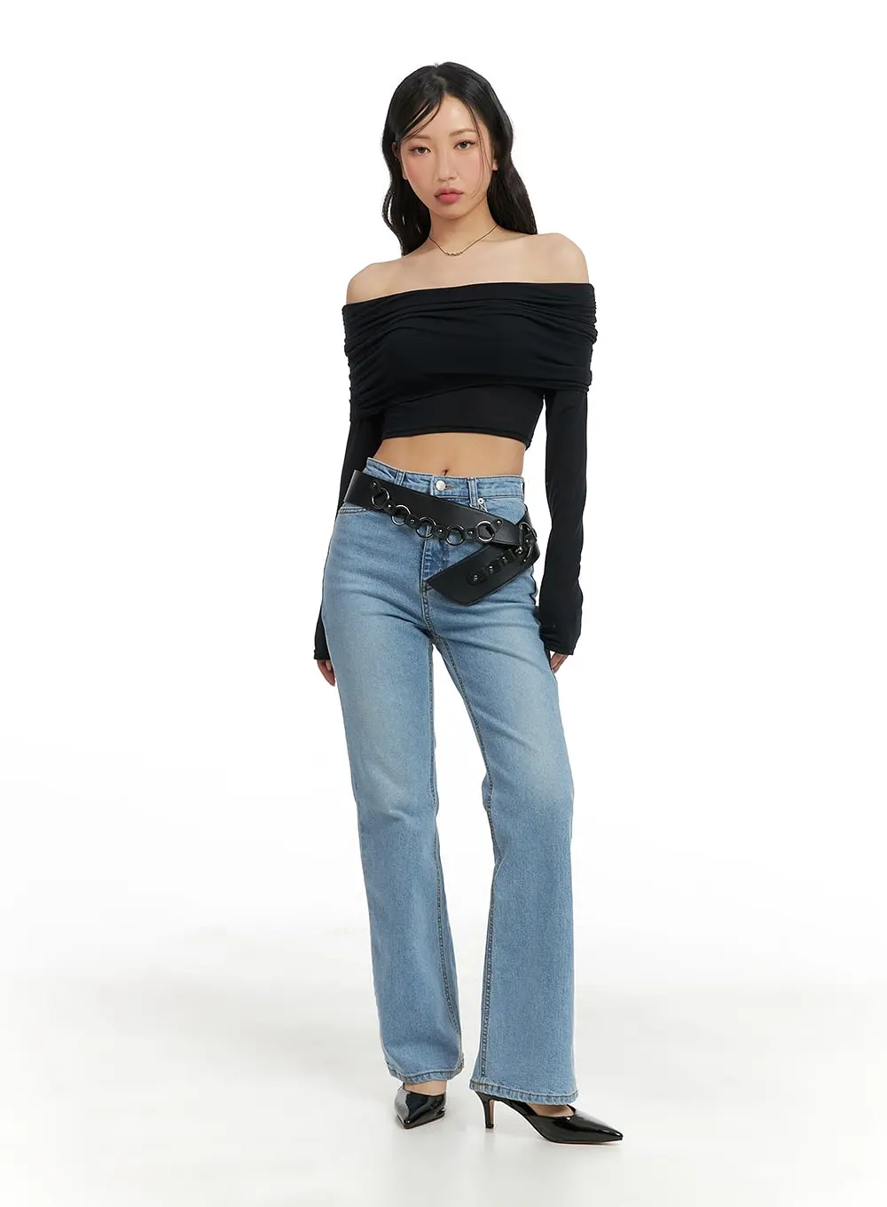 Recycled Slim Bootcut Jeans CM420