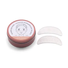 Rosegold Glitter Reuseable Eye Pads + Tin