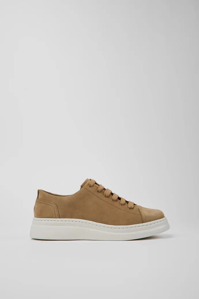 Runner Up Brown Nubuck Sneaker for Women