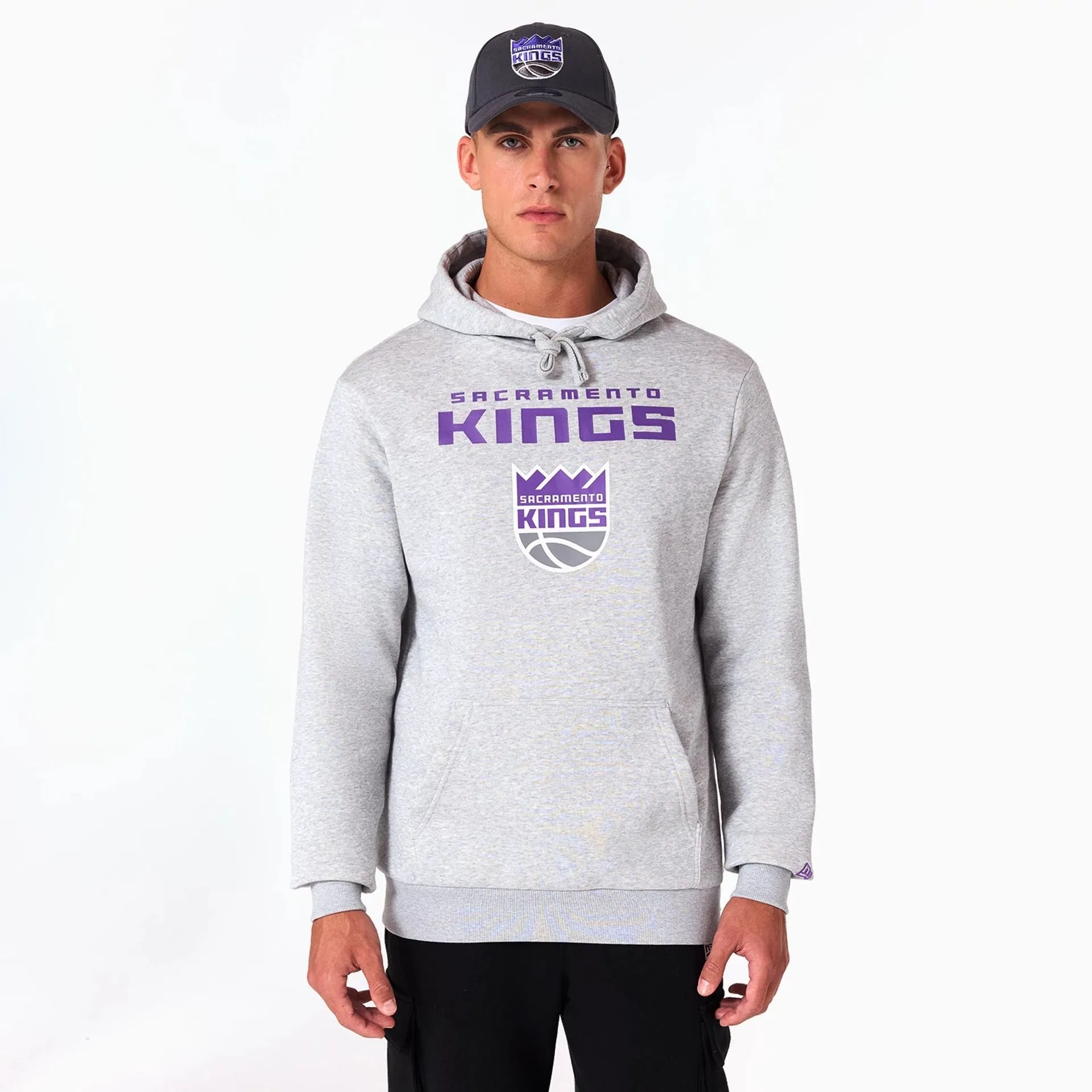 Sacramento Kings NBA Grey Pullover Hoodie