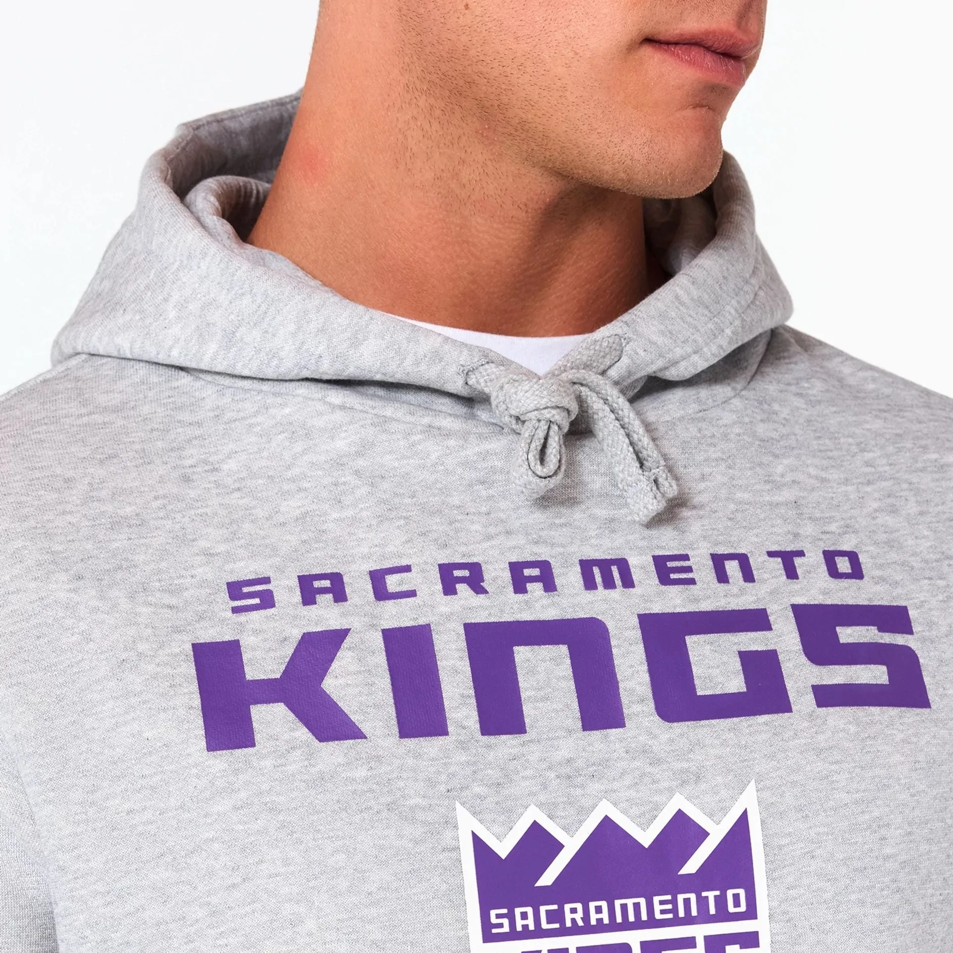 Sacramento Kings NBA Grey Pullover Hoodie