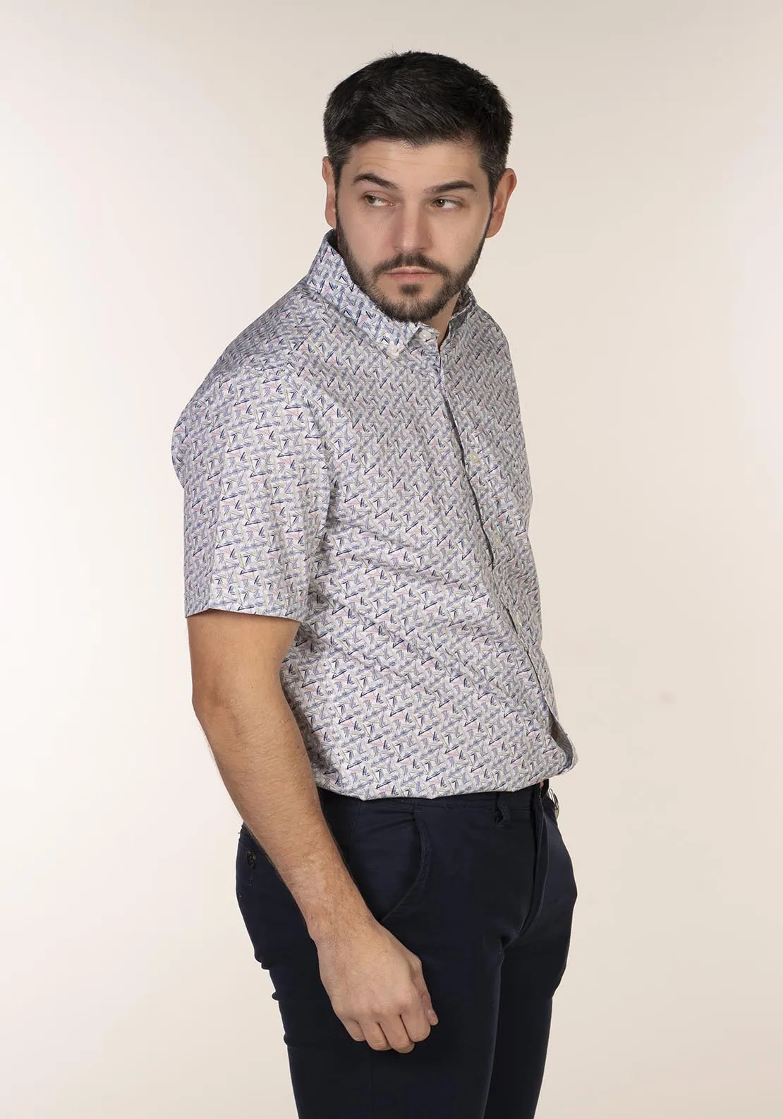 Short Sleeve Print Shirt