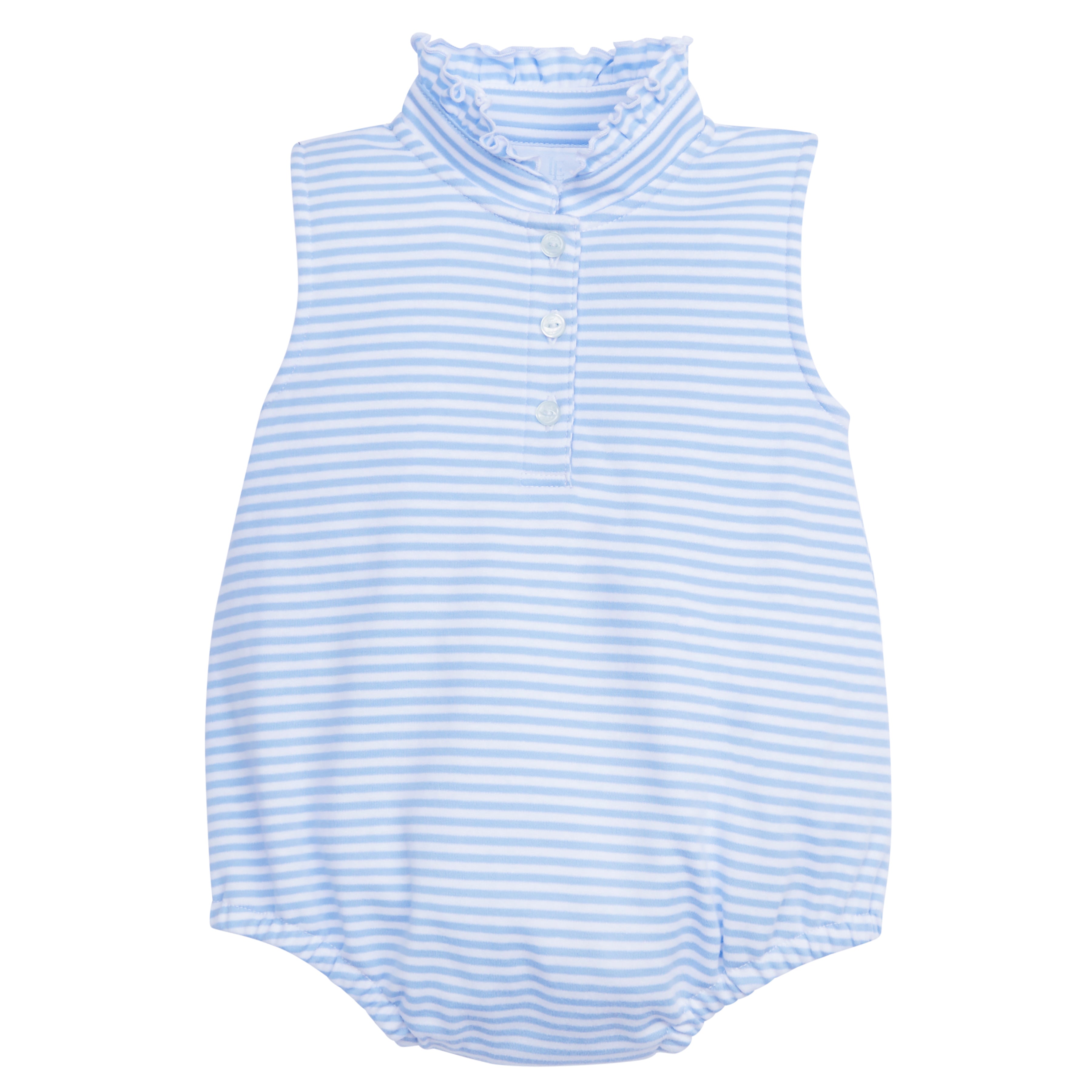 Sleeveless Hastings Bubble - Light Blue Stripe