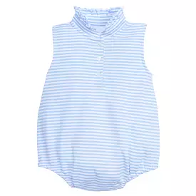 Sleeveless Hastings Bubble - Light Blue Stripe