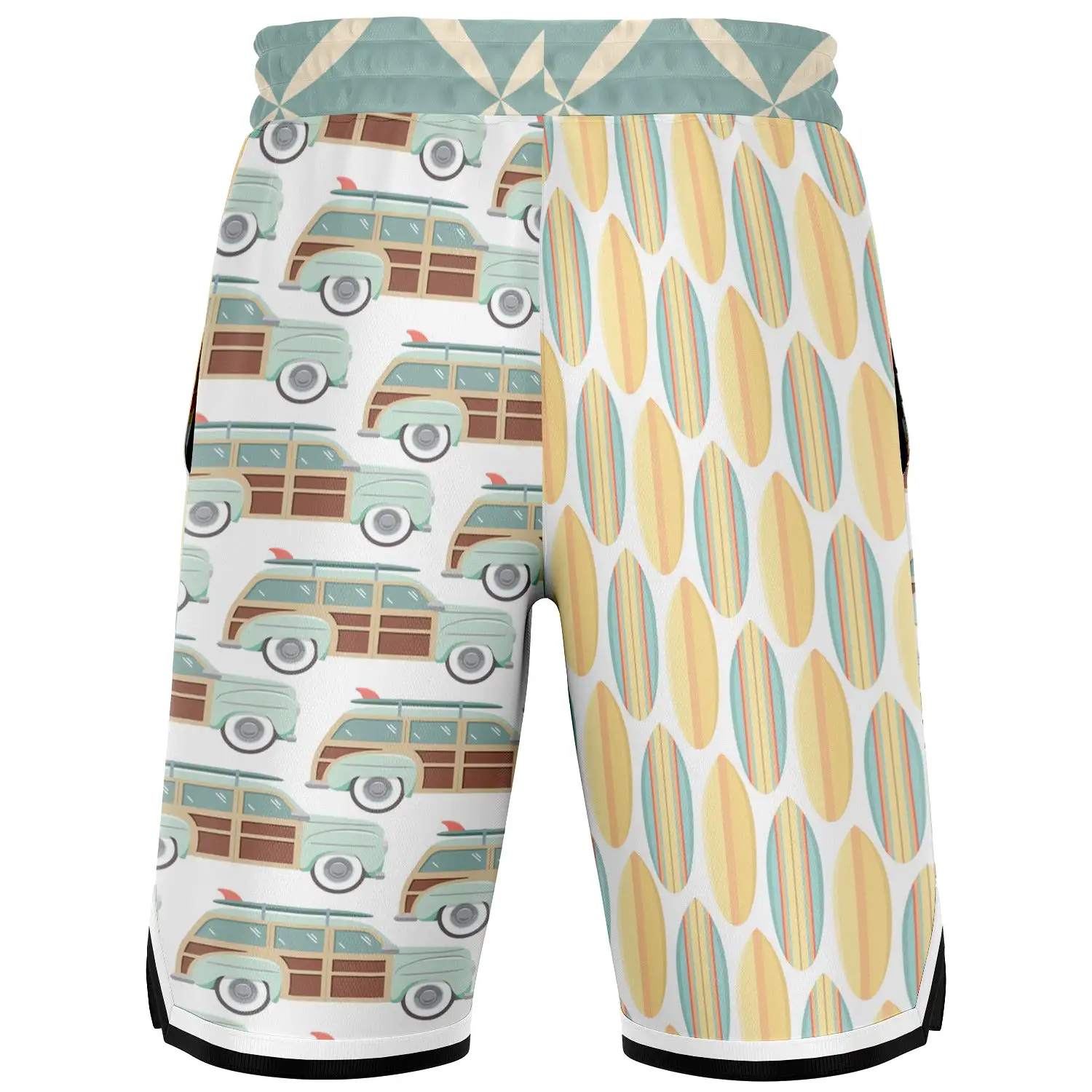 Surf's Up Unisex Basketball Shorts