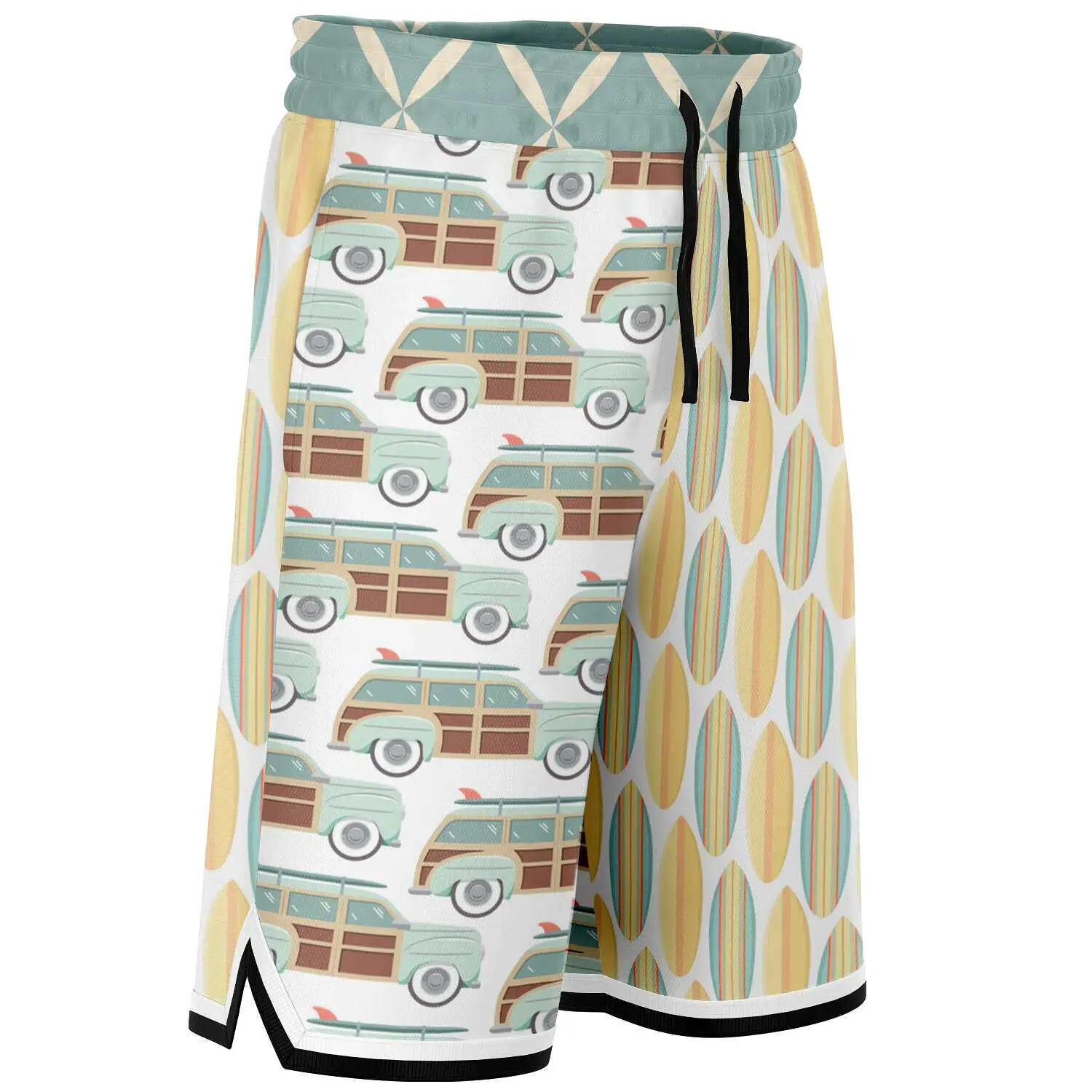 Surf's Up Unisex Basketball Shorts