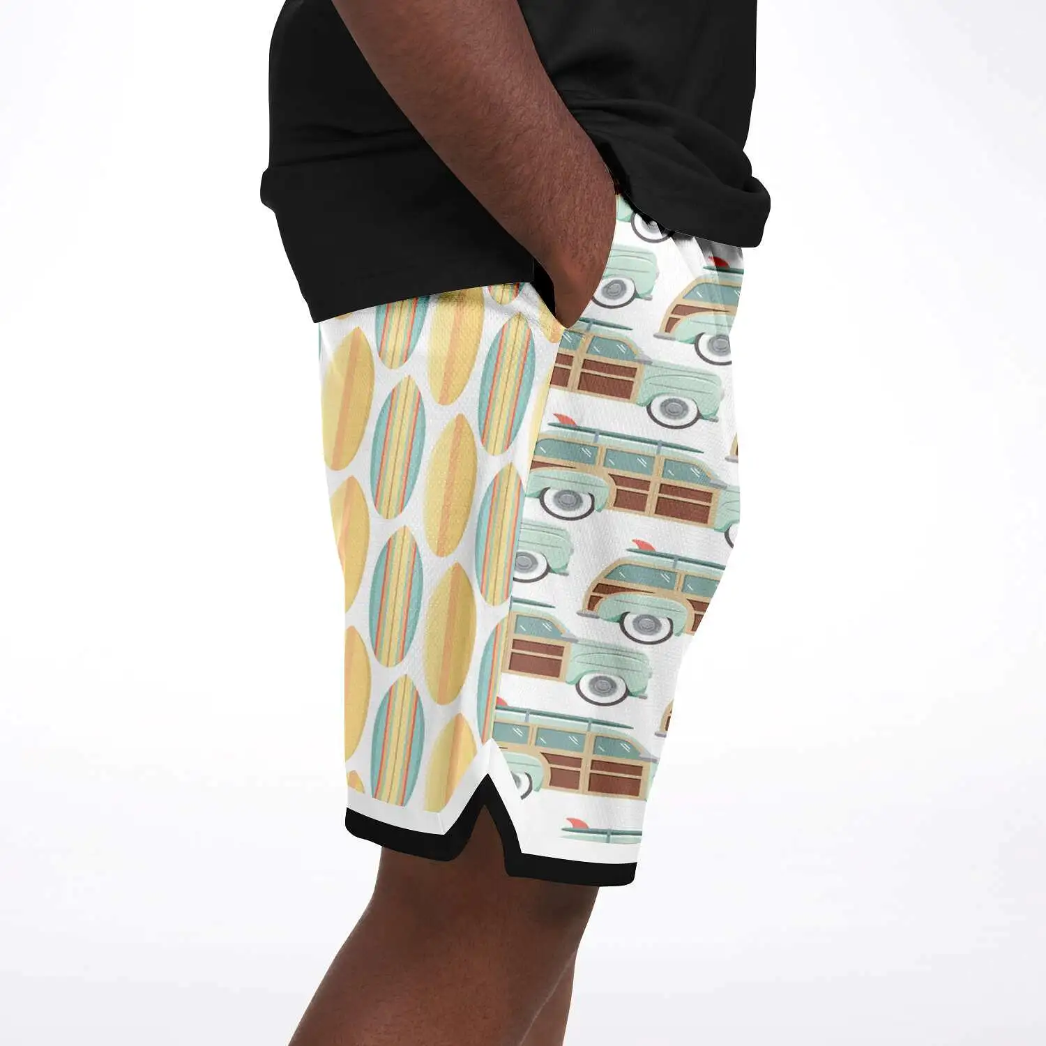 Surf's Up Unisex Basketball Shorts