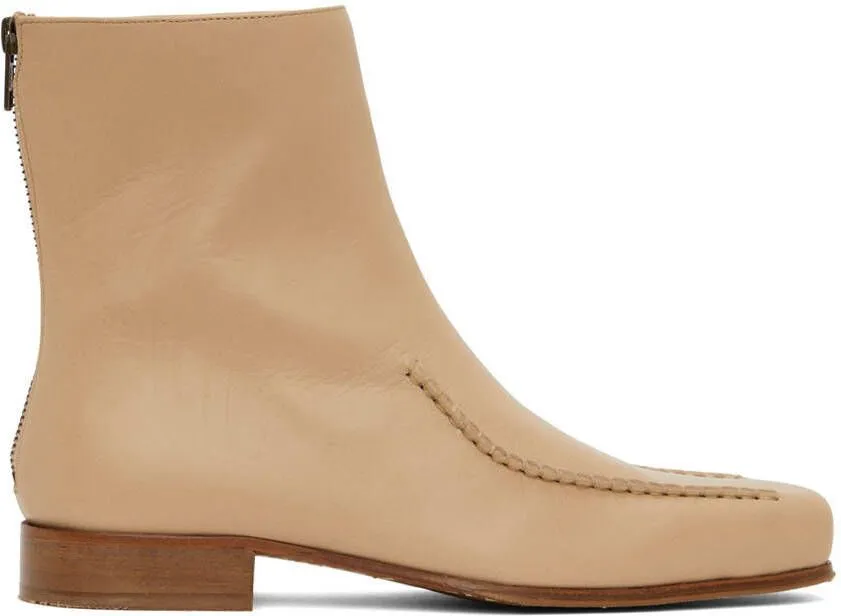 Séfr Beige Lucky Boots