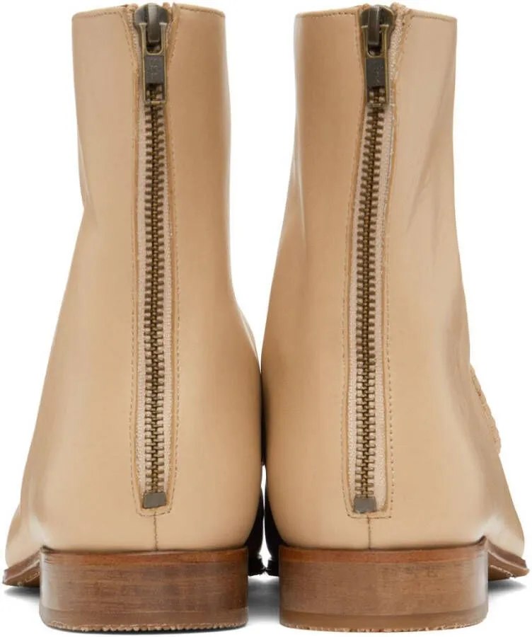 Séfr Beige Lucky Boots