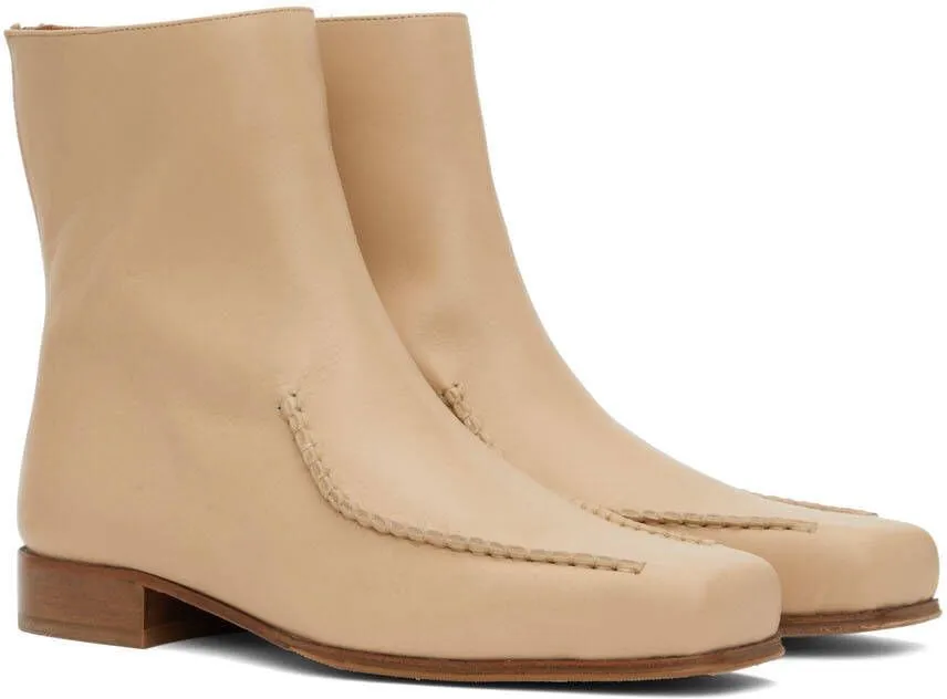 Séfr Beige Lucky Boots