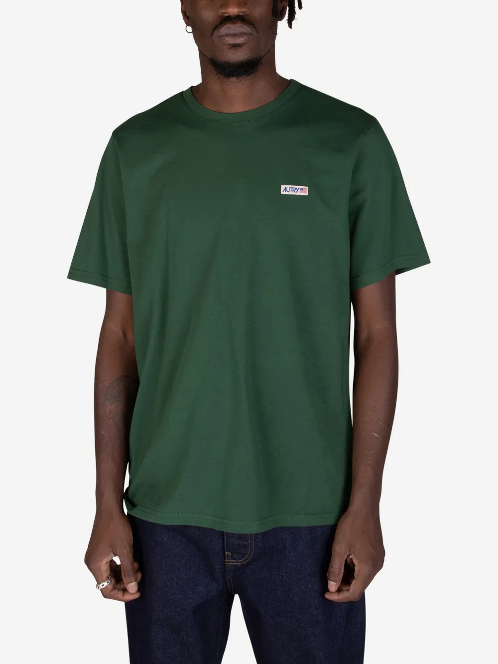 T-shirt main verde