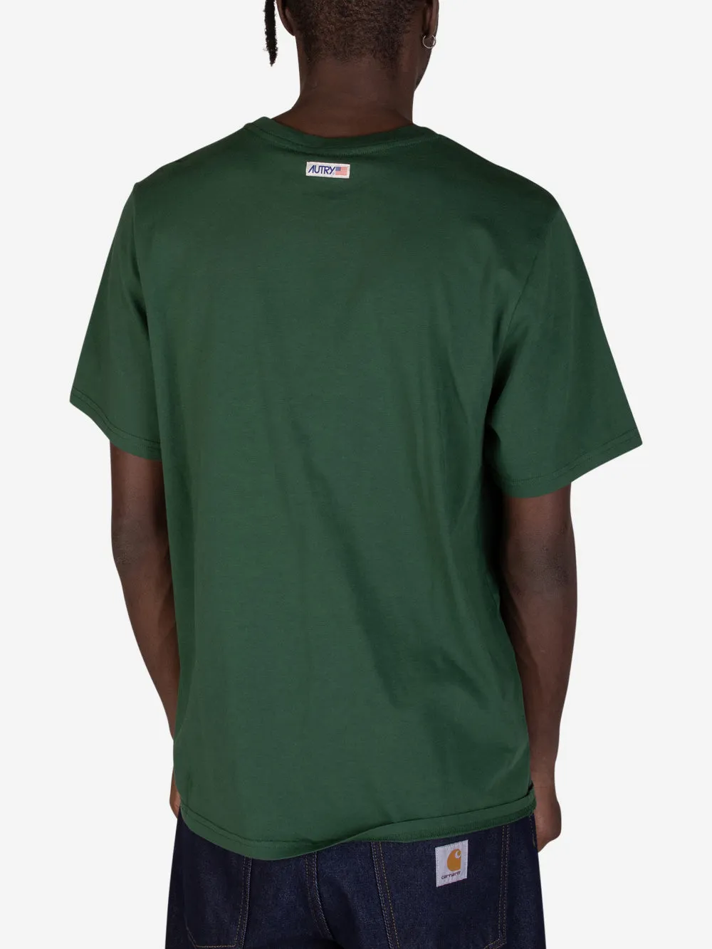 T-shirt main verde