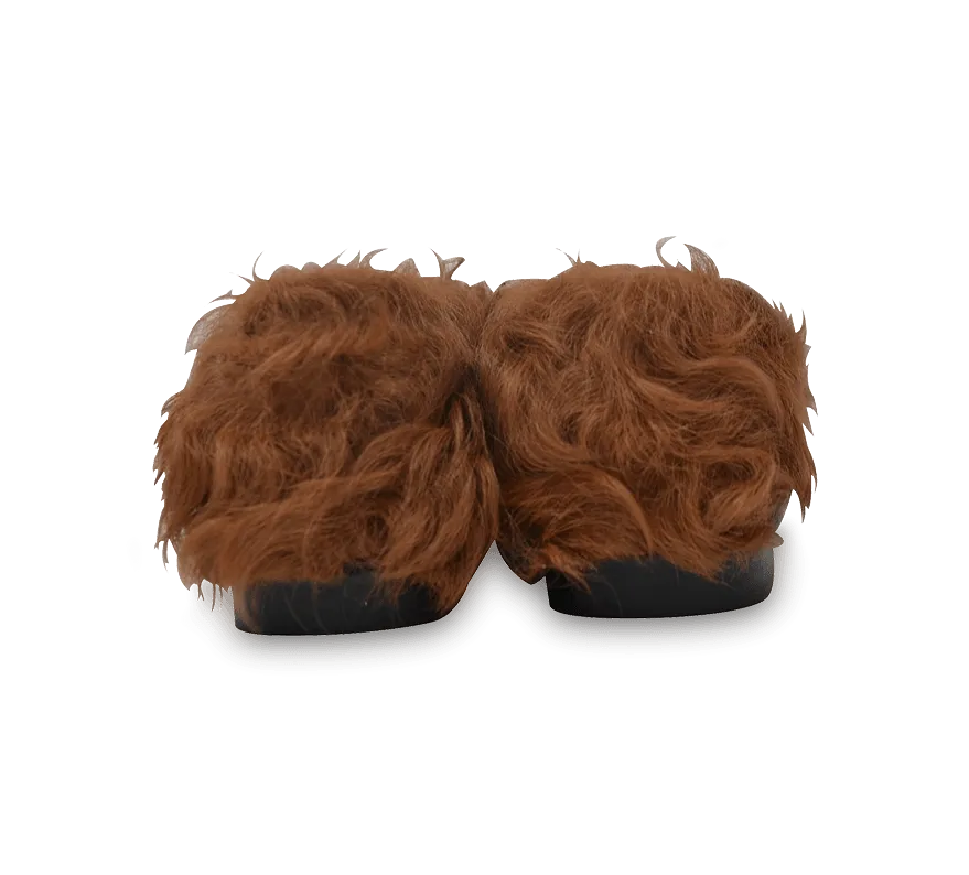 Tamara Buckled Loafers with Fur