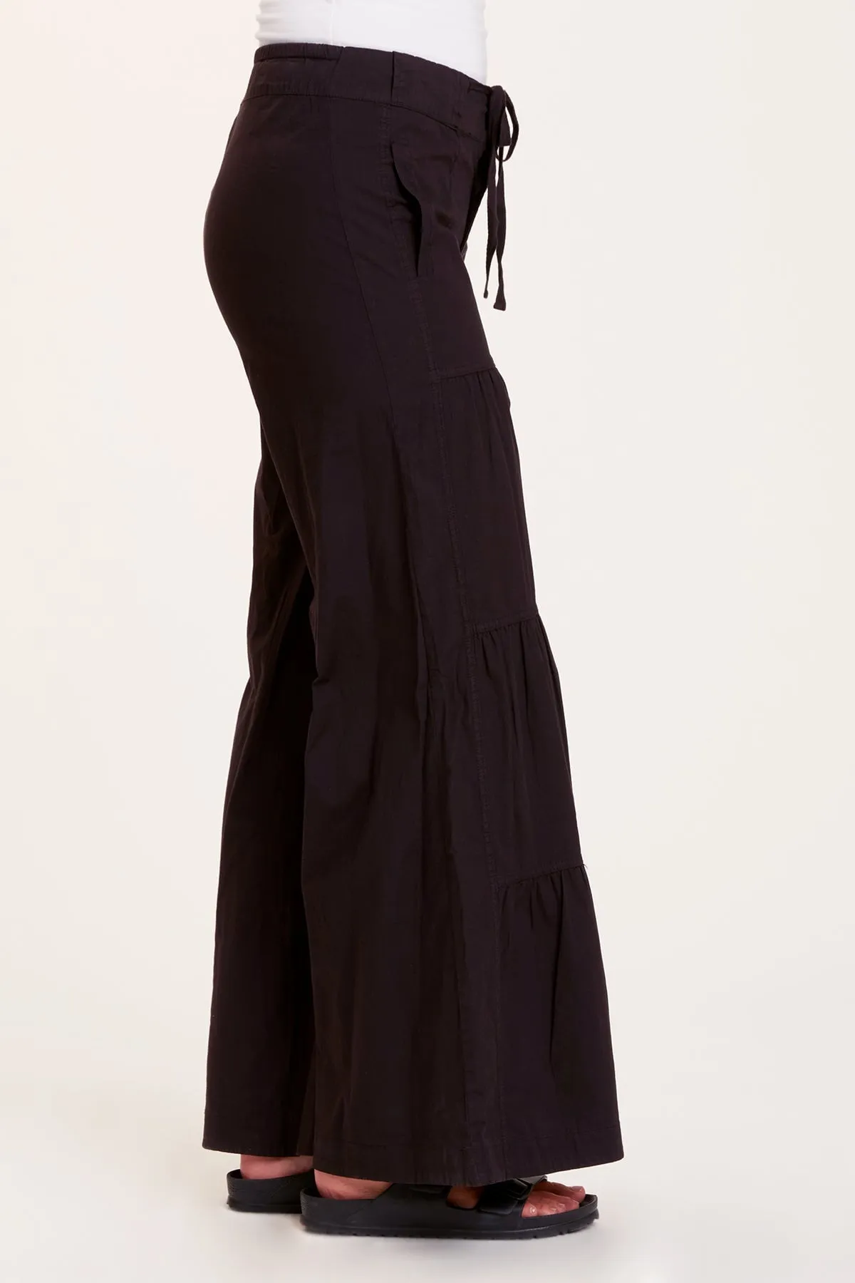 Terraced Wide Leg Pant