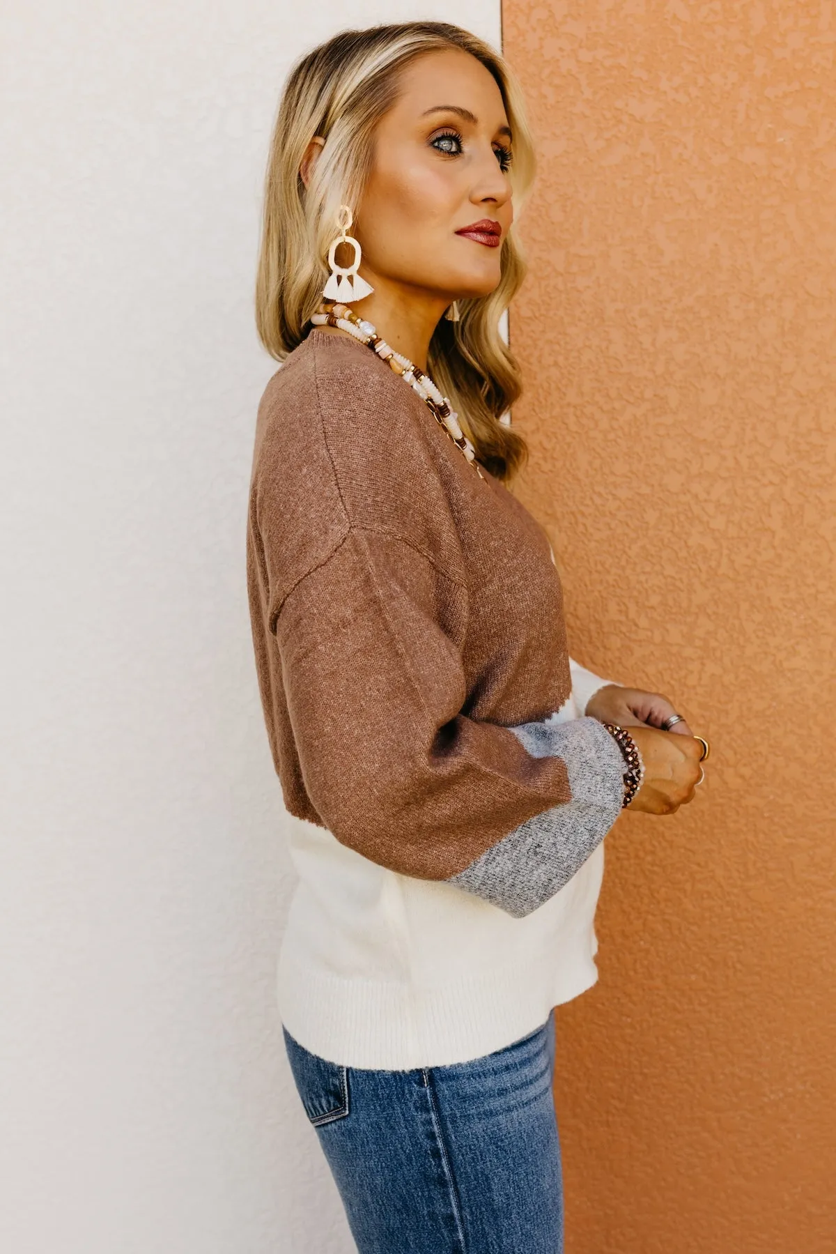 The Selah Asymmetrical Block Sweater