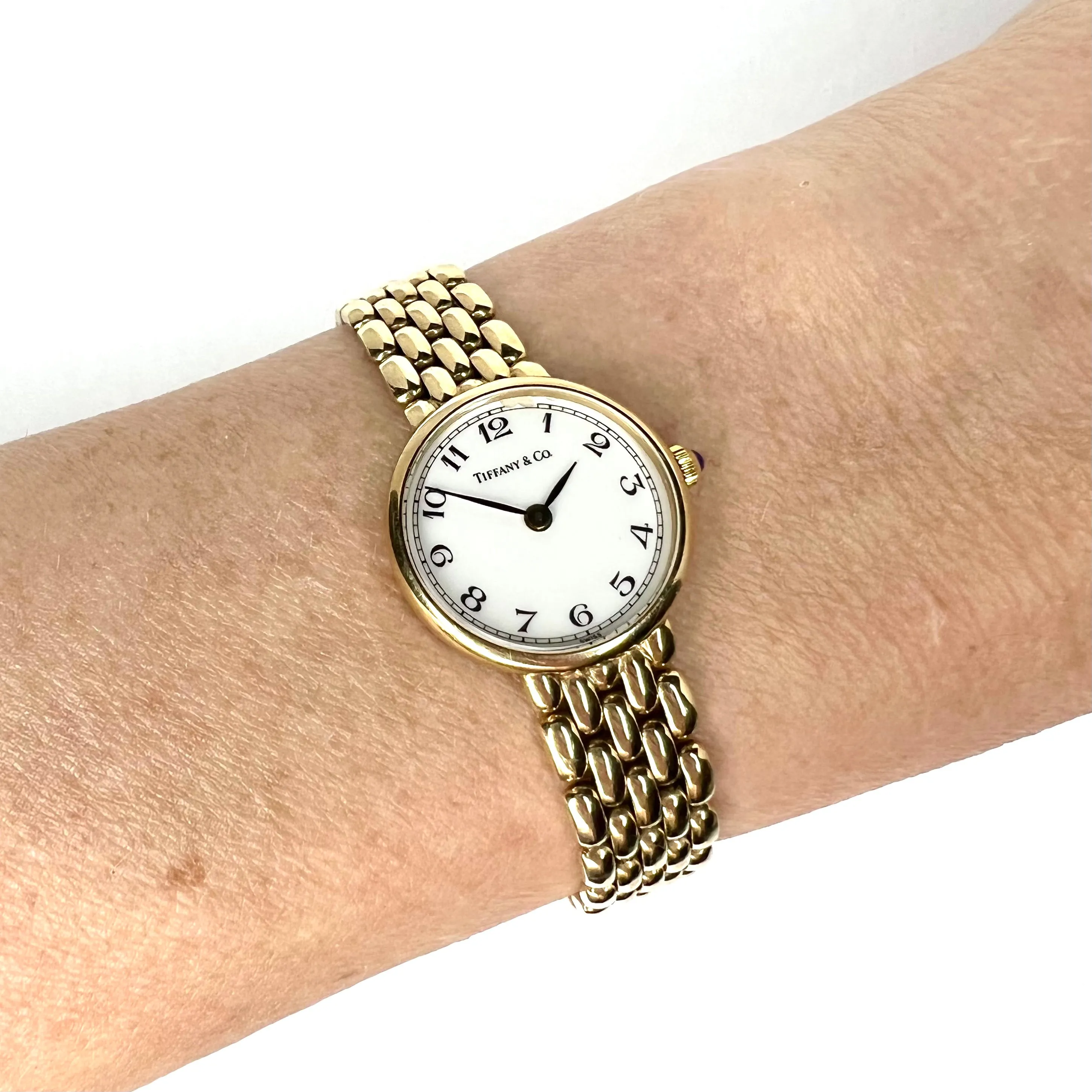 TIFFANY & Co. Quartz 20.5mm 14K Yellow Gold Watch