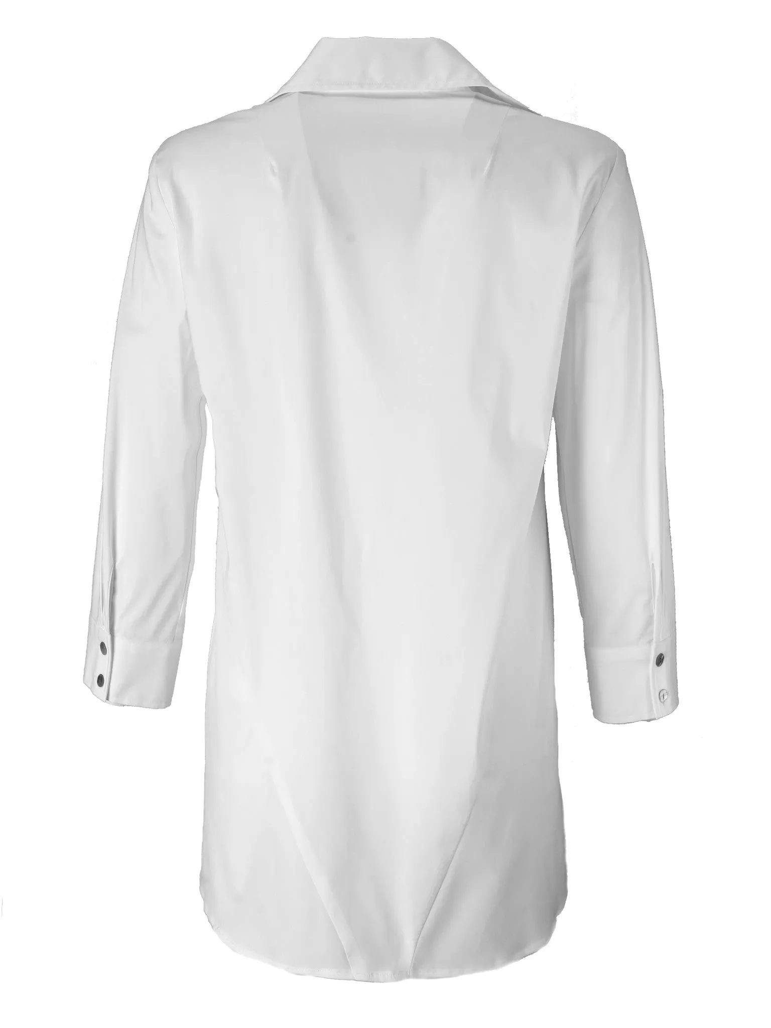 Trapeze Top 3/4 sleeve White