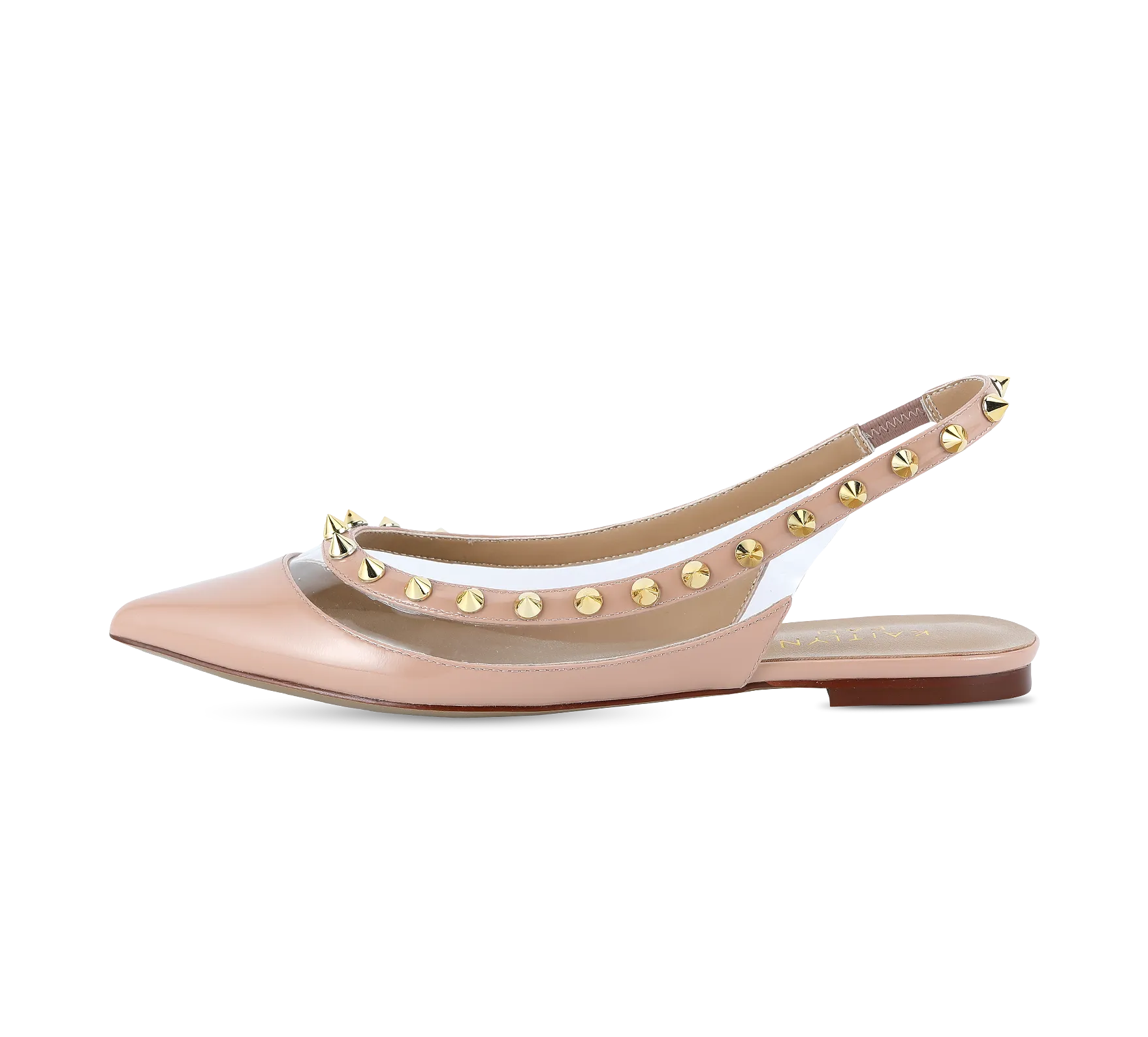 Valencia Spiky Pointed Toe  Slingbacks