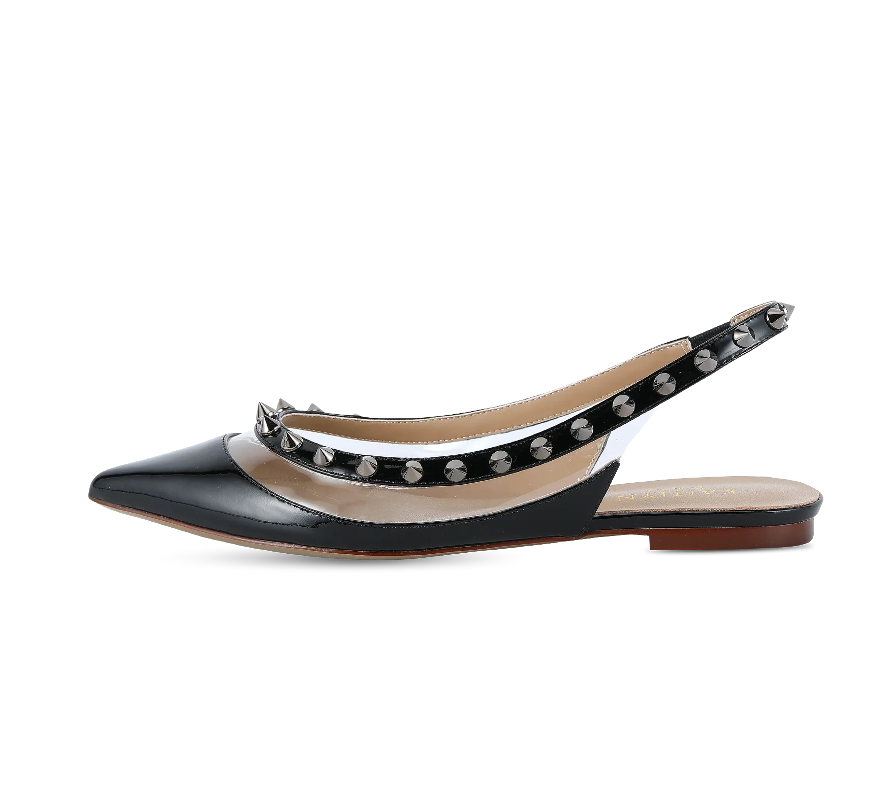 Valencia Spiky Pointed Toe  Slingbacks