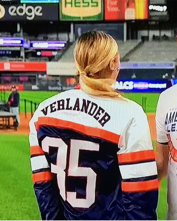 Verlander 85 Jacket | ALCS Baseball Kate Upton Jacket