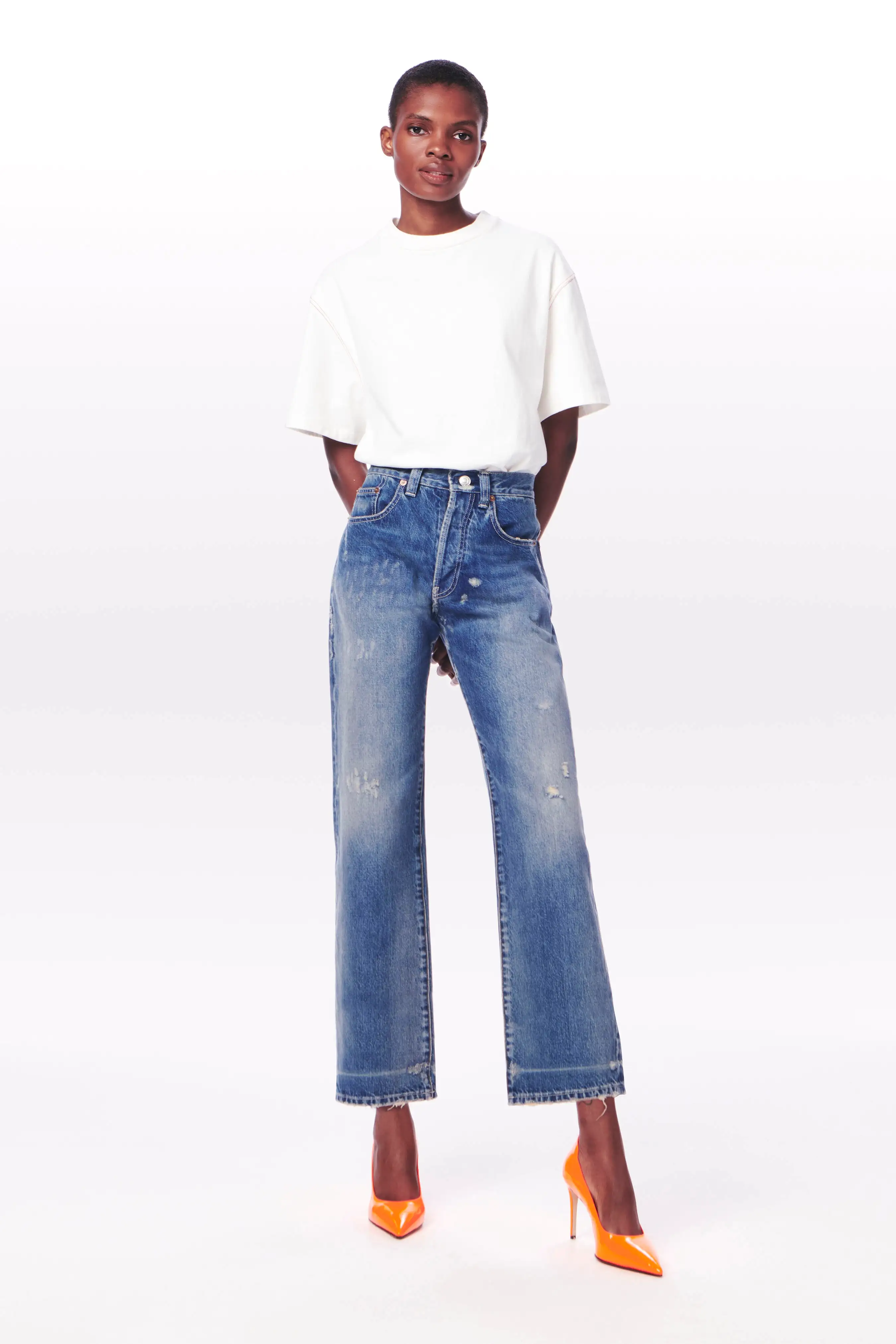 Victoria Mid-Rise Jean in Vintage Wash