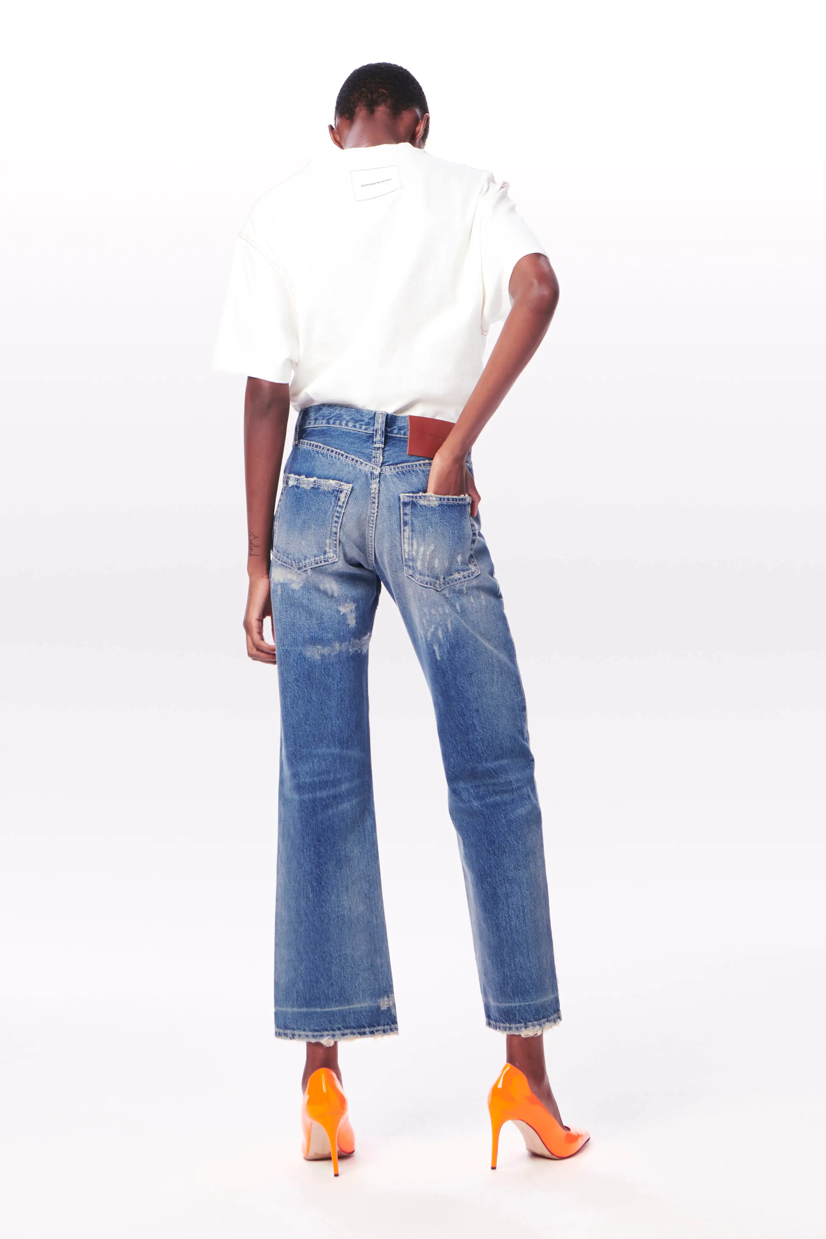 Victoria Mid-Rise Jean in Vintage Wash