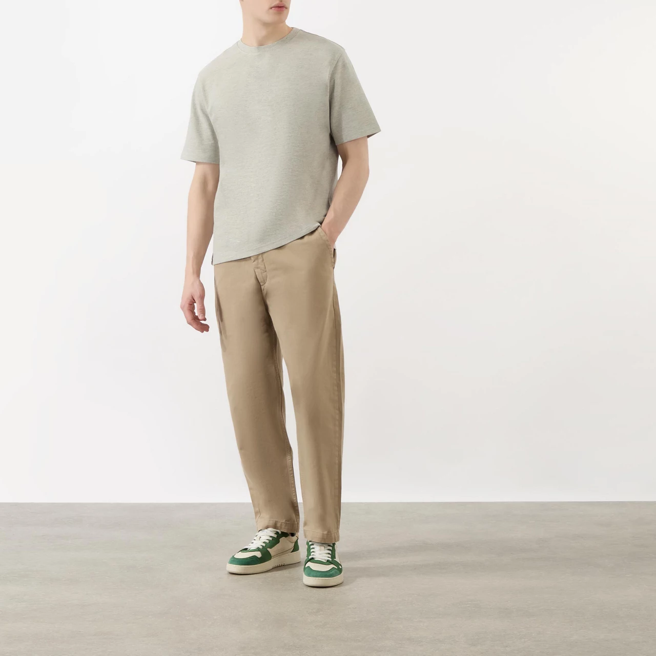 WAX LONDON Kurt Drawstring Casual Trousers - Light Khaki