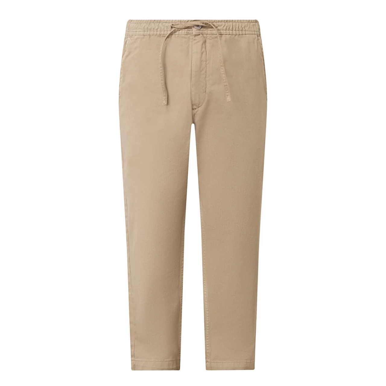 WAX LONDON Kurt Drawstring Casual Trousers - Light Khaki