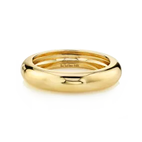 Wide Band Ring - 14k Yellow Gold